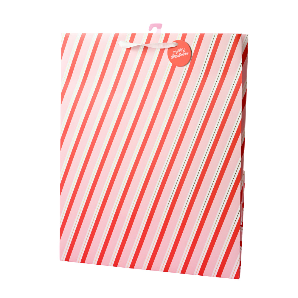 Christmas Jumbo Gift Bag - Candy Stripe